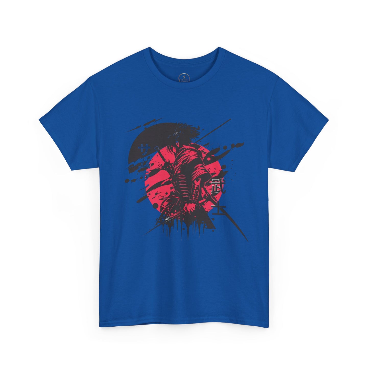 Samurai Heavy Cotton Tee - Samurai Spirit Graphic T-Shirts