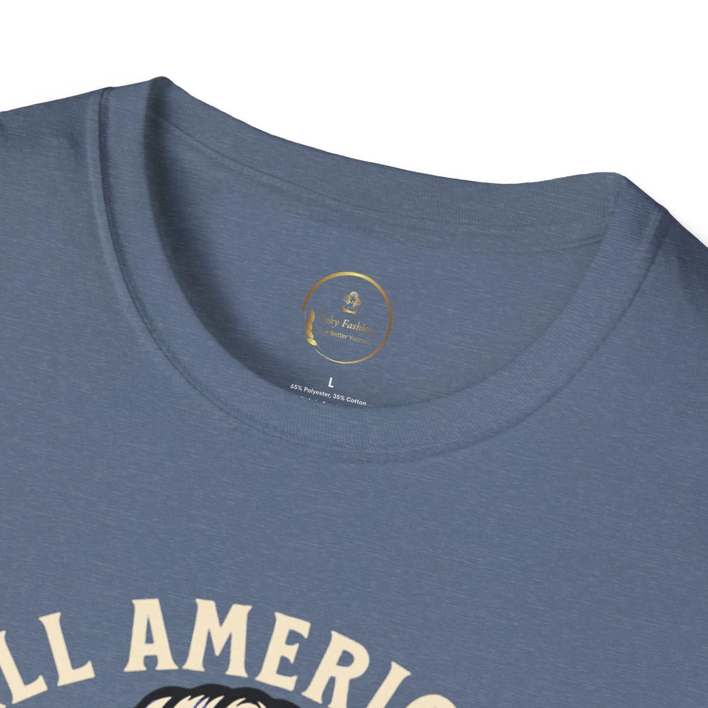All American Babe Unisex Softstyle T-Shirt - Patriotic Graphic Tee