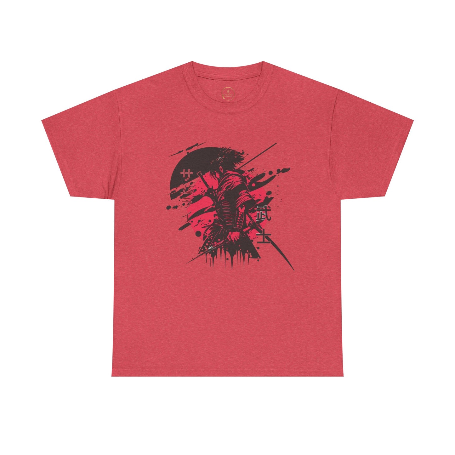 Samurai Heavy Cotton Tee - Samurai Spirit Graphic T-Shirts