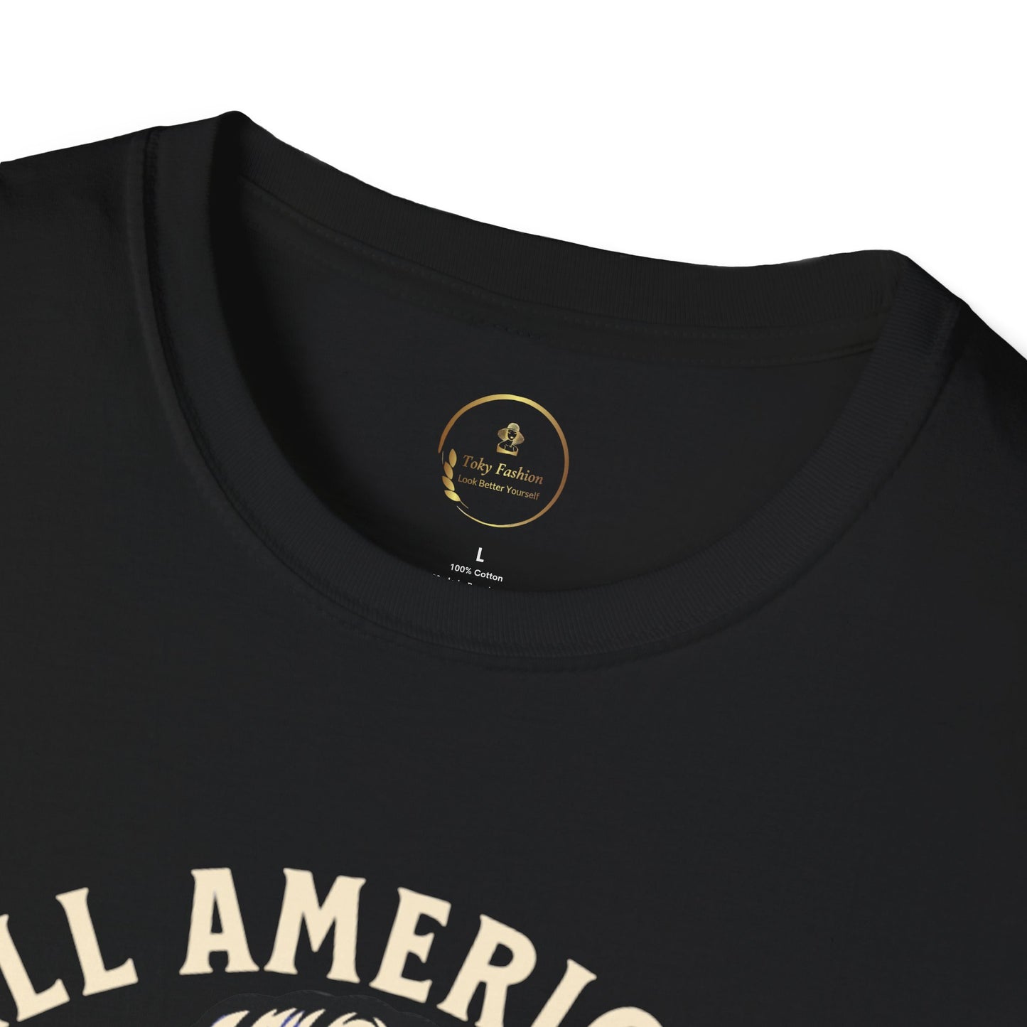 All American Babe Unisex Softstyle T-Shirt - Patriotic Graphic Tee