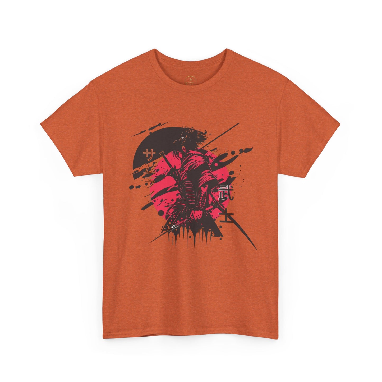 Samurai Heavy Cotton Tee - Samurai Spirit Graphic T-Shirts