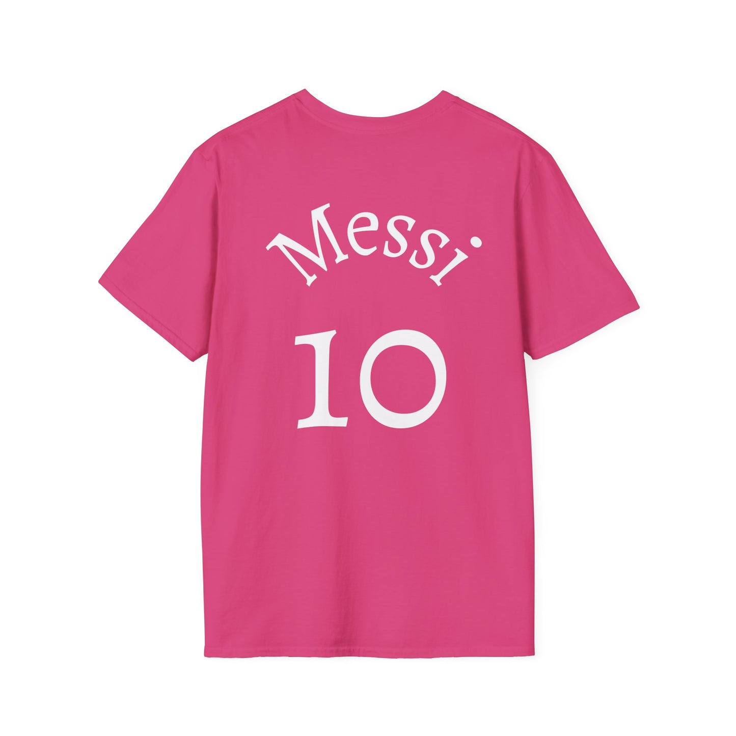 Unisex Softstyle Messi Graphic T-Shirt - Support Your Team with Style!