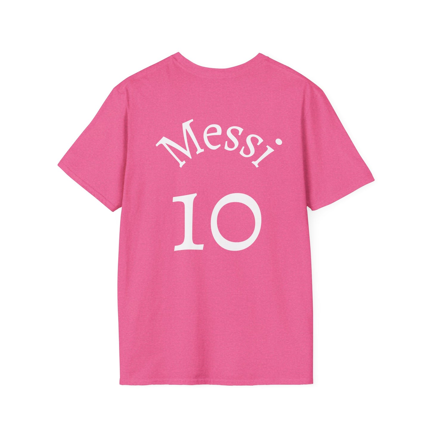 Unisex Softstyle Messi Graphic T-Shirt - Support Your Team with Style!
