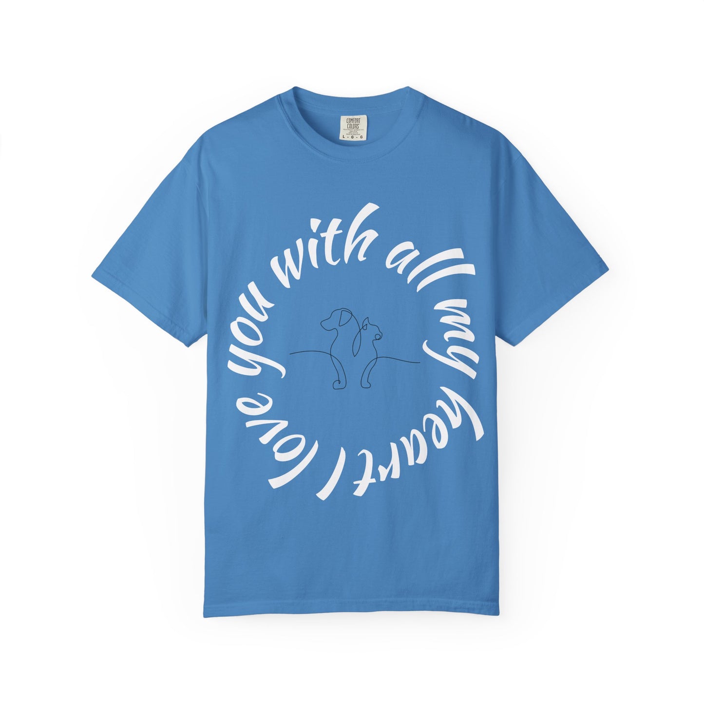 Love My Dog Unisex Garment-Dyed T-shirt