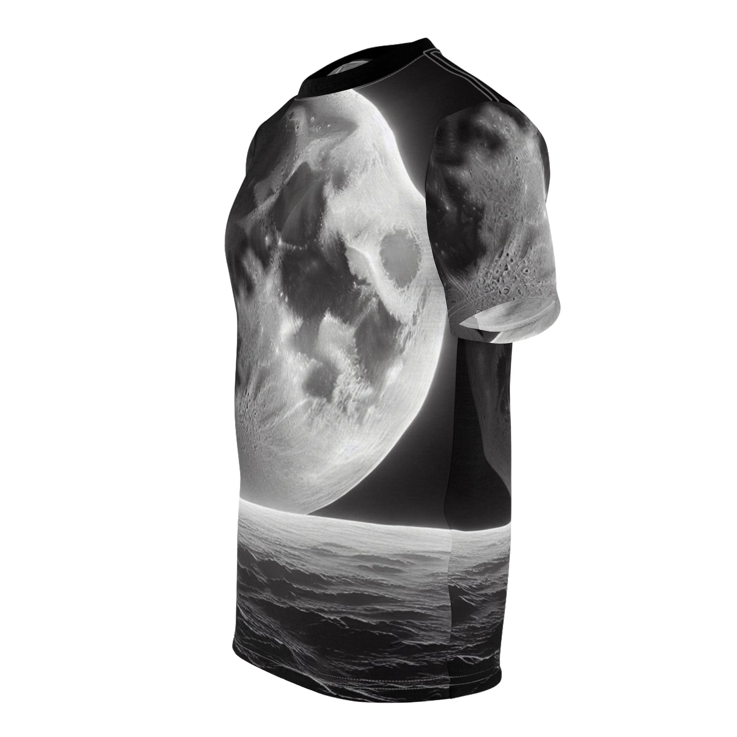 Celestial Moon Graphic Unisex Tee - Space-Inspired Apparel for Cosmic Lovers T-Shirts