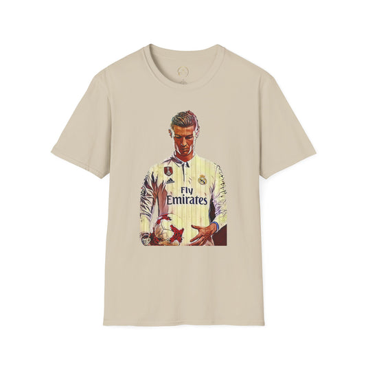 Unisex Cristiano Ronaldo Softstyle T-Shirt - CR7 Graphic Tee for Soccer Fans