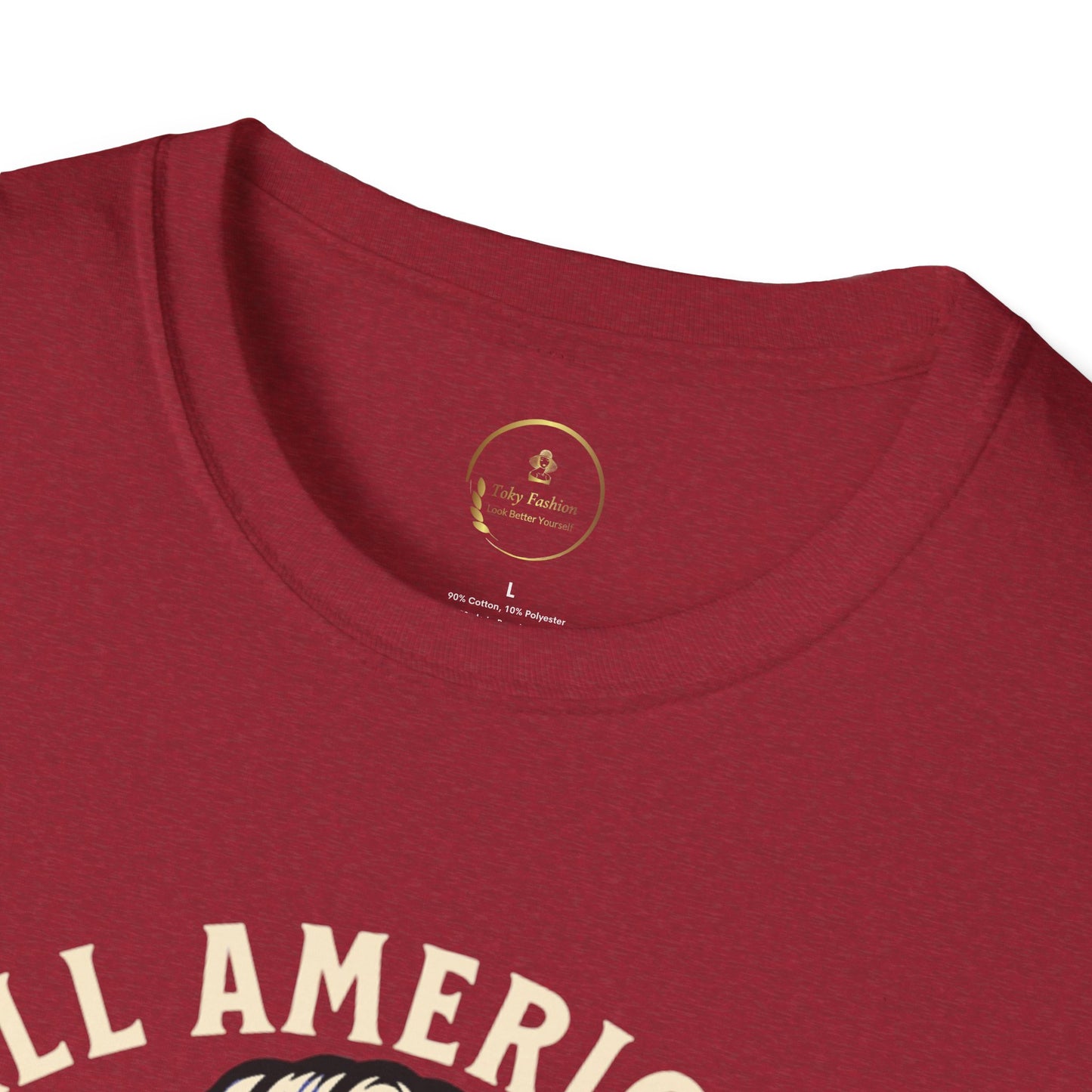 All American Babe Unisex Softstyle T-Shirt - Patriotic Graphic Tee