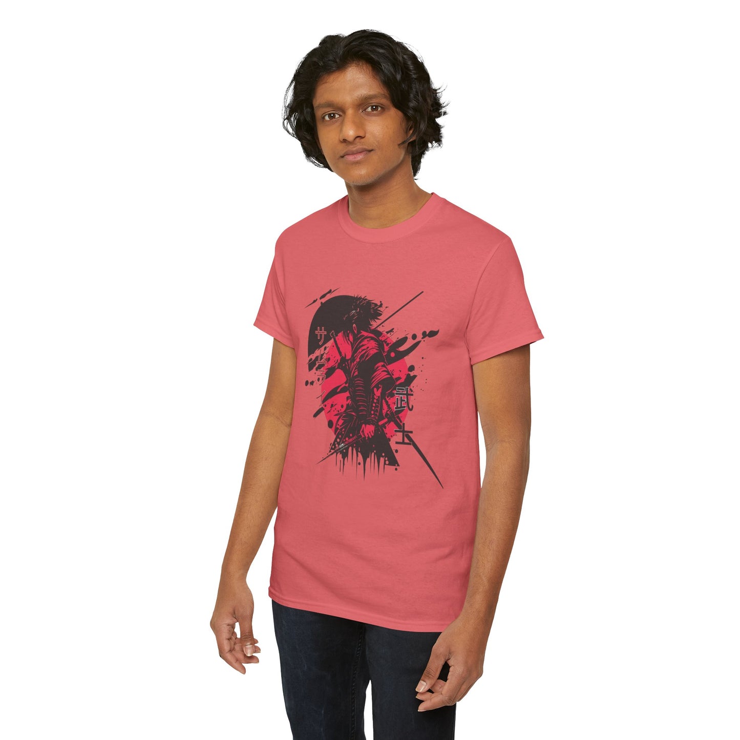 Samurai Heavy Cotton Tee - Samurai Spirit Graphic T-Shirts