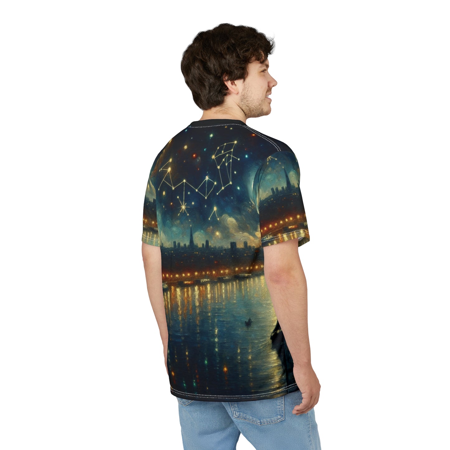 Cosmic Constellation Unisex Tee, Celestial Art T-Shirts, Astrology Gift, Starry Night Tee, Zodiac Lover's Apparel, Unique Graphic Tee