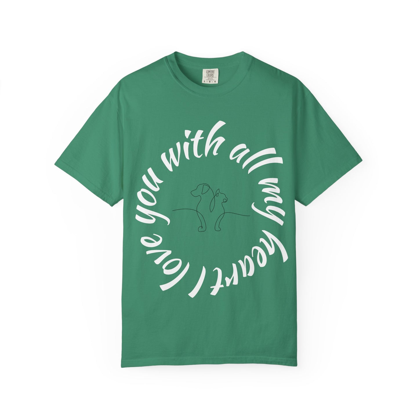 Love My Dog Unisex Garment-Dyed T-shirt