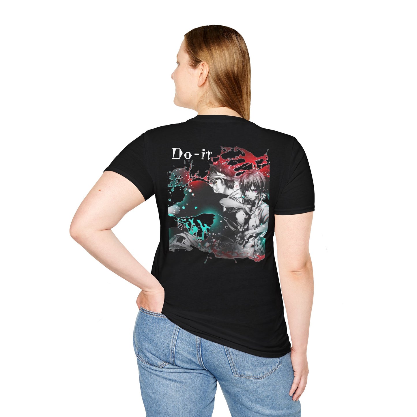Artistic Unisex Softstyle T-Shirt - Unique Graphic Tee for Anime Lovers