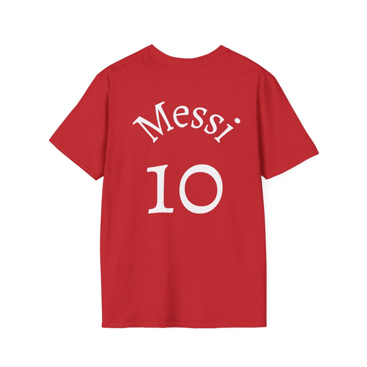 Unisex Softstyle Messi Graphic T-Shirt - Support Your Team with Style!