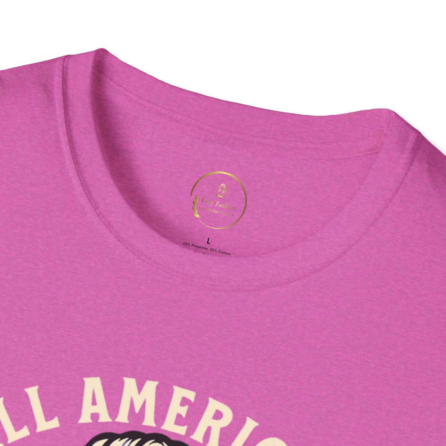 All American Babe Unisex Softstyle T-Shirt - Patriotic Graphic Tee