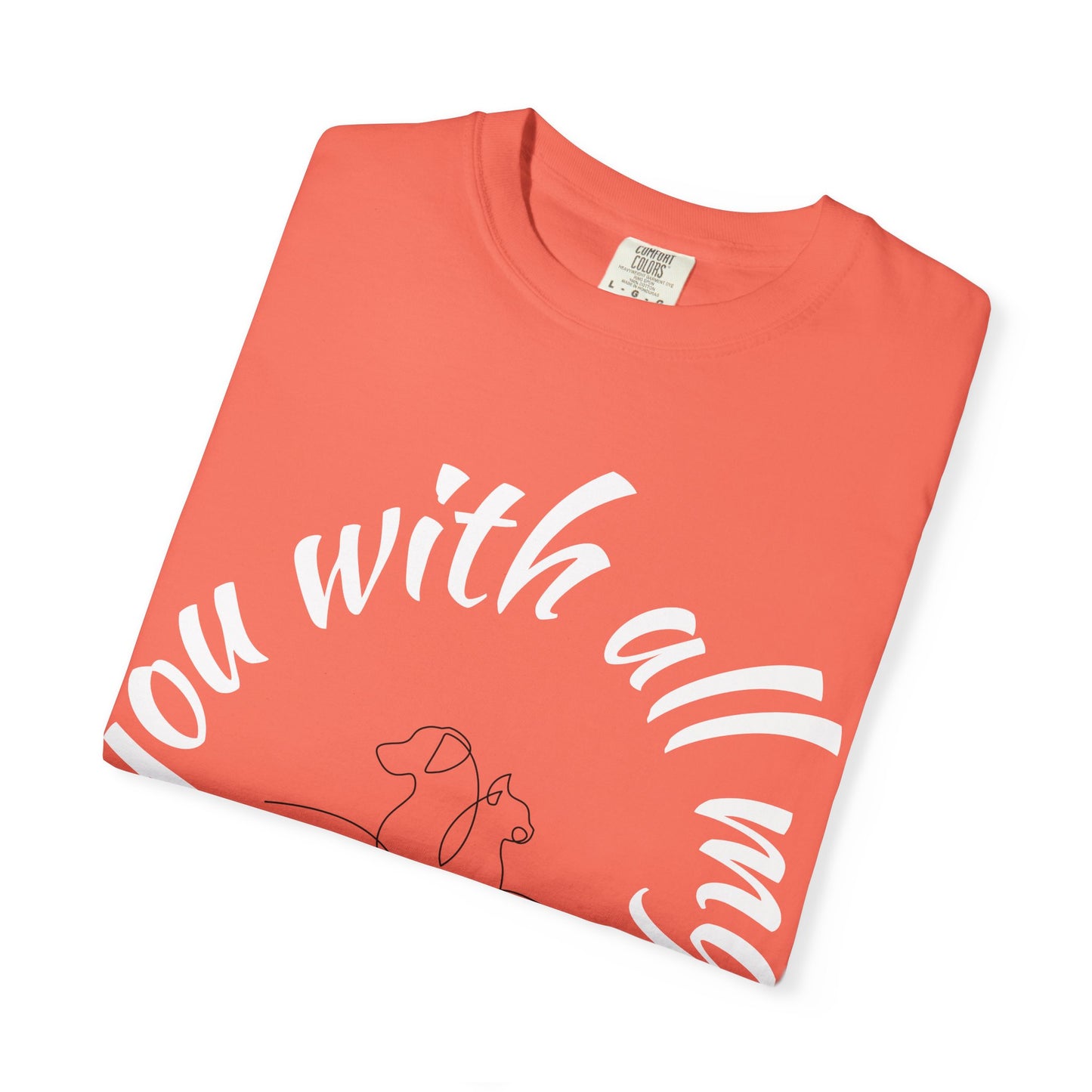Love My Dog Unisex Garment-Dyed T-shirt
