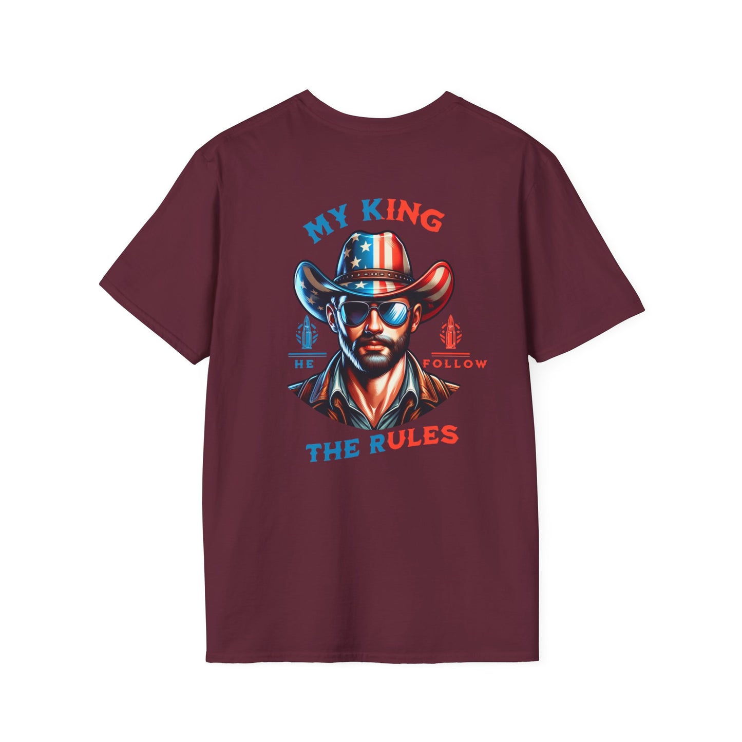 My King T-Shirt - Patriotic Graphic Tee for Independence Day
