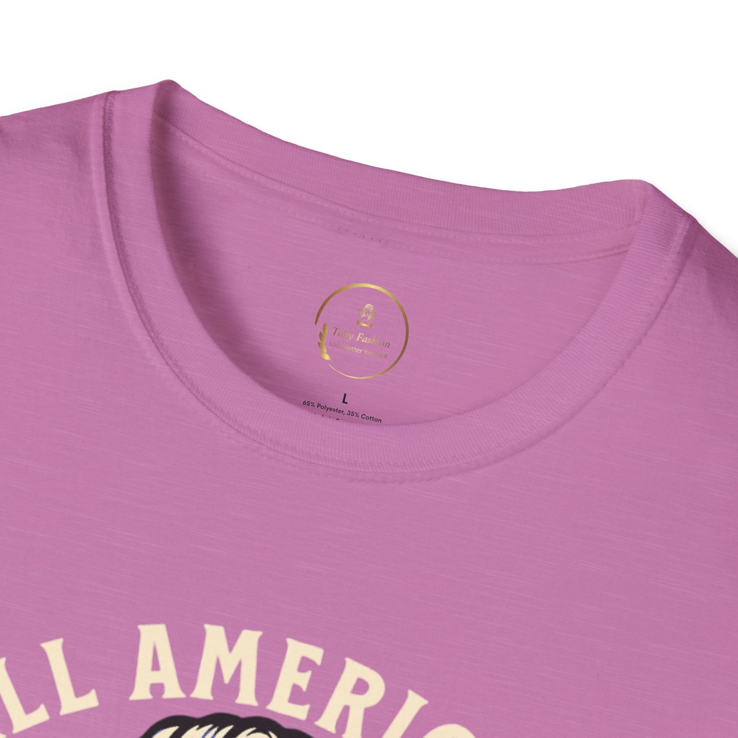 All American Babe Unisex Softstyle T-Shirt - Patriotic Graphic Tee