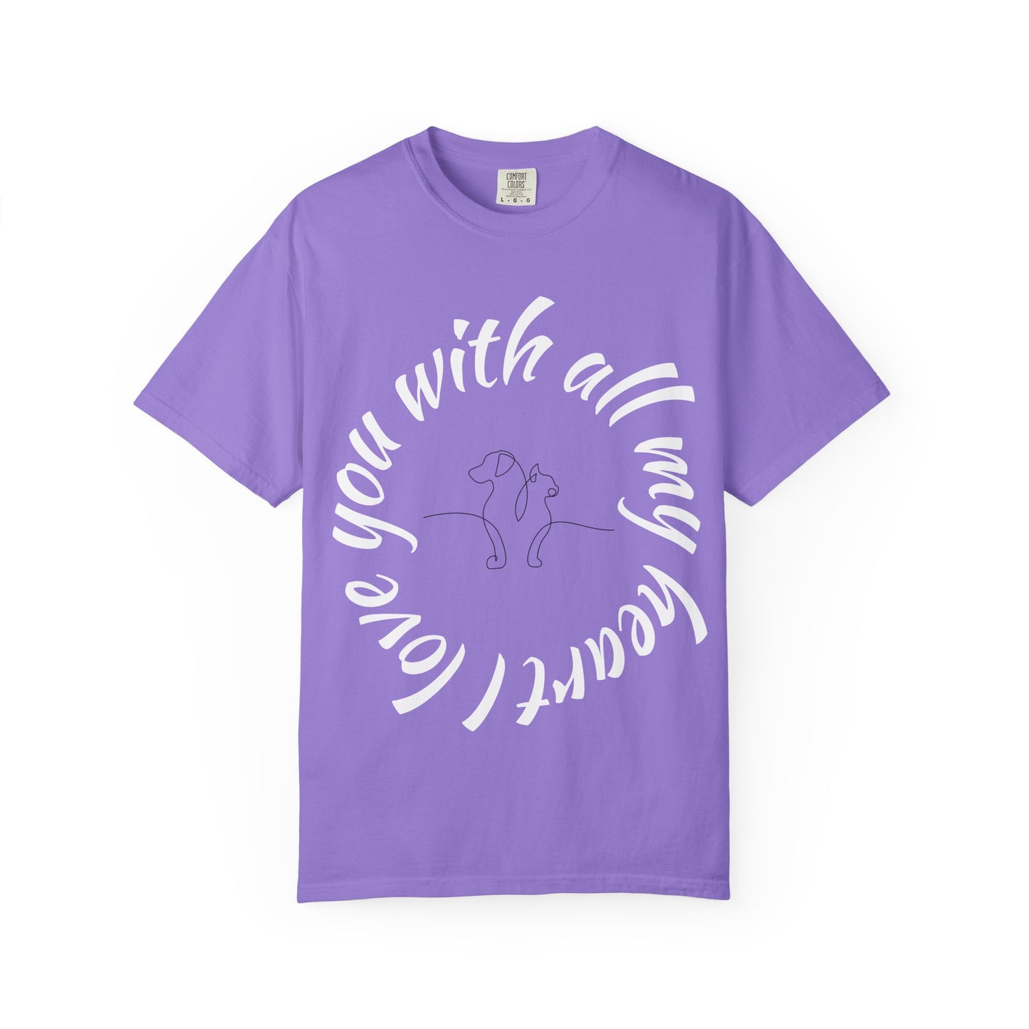 Love My Dog Unisex Garment-Dyed T-shirt