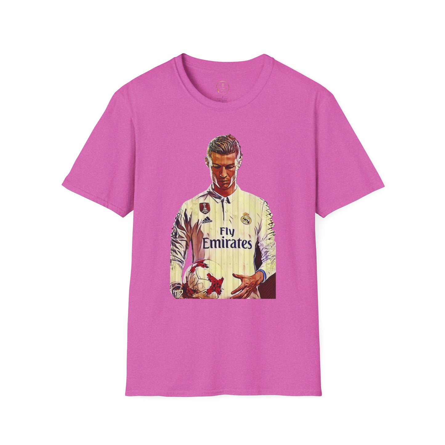 Unisex Cristiano Ronaldo Softstyle T-Shirt - CR7 Graphic Tee for Soccer Fans