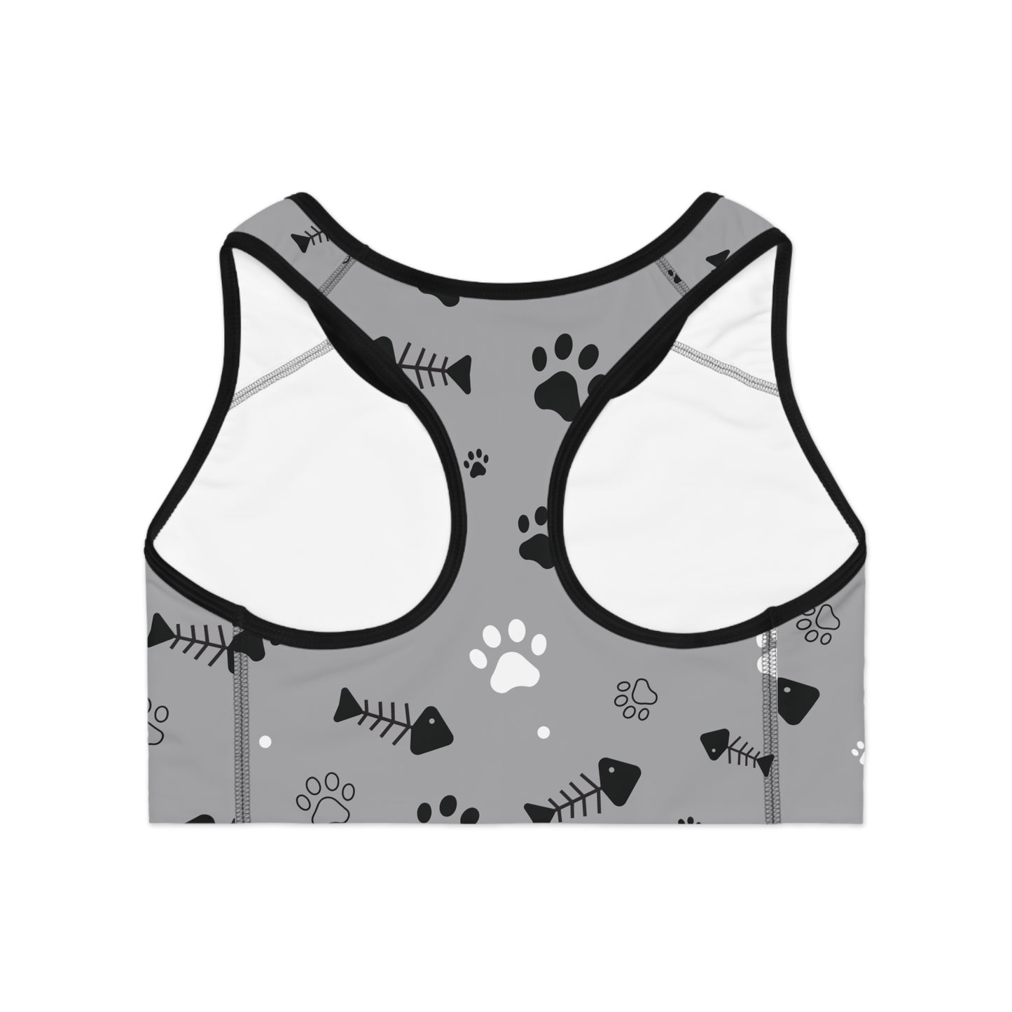 Pet Lover's Sports Bra, Workout Gear, Fitness Top, Yoga Bra for Pet Owners, Gift for Dog Cat Lovers