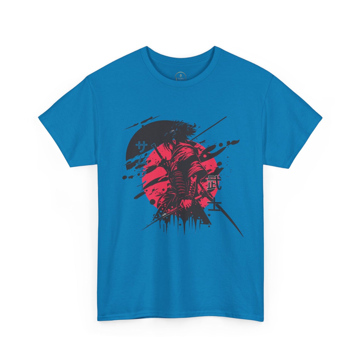 Samurai Heavy Cotton Tee - Samurai Spirit Graphic T-Shirts