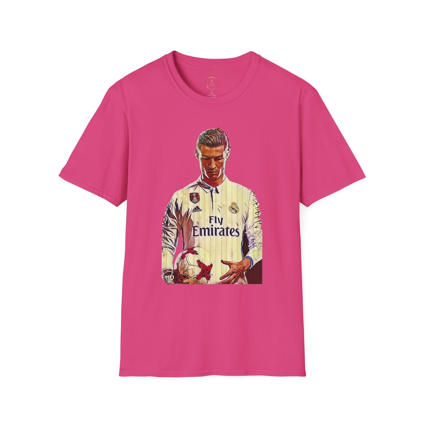 Unisex Cristiano Ronaldo Softstyle T-Shirt - CR7 Graphic Tee for Soccer Fans