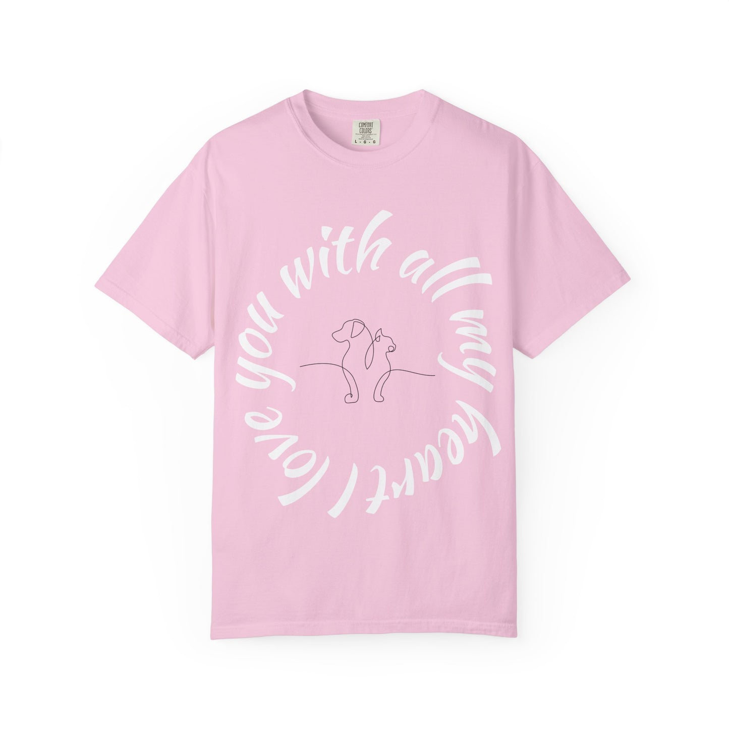 Love My Dog Unisex Garment-Dyed T-shirt