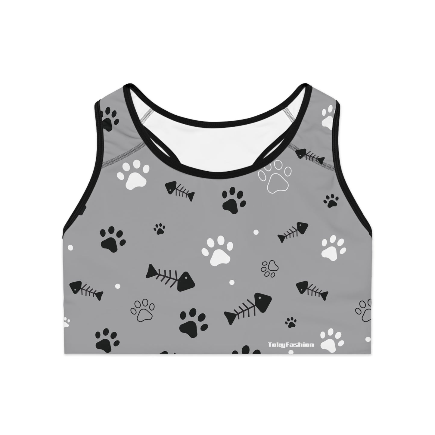 Pet Lover's Sports Bra, Workout Gear, Fitness Top, Yoga Bra for Pet Owners, Gift for Dog Cat Lovers