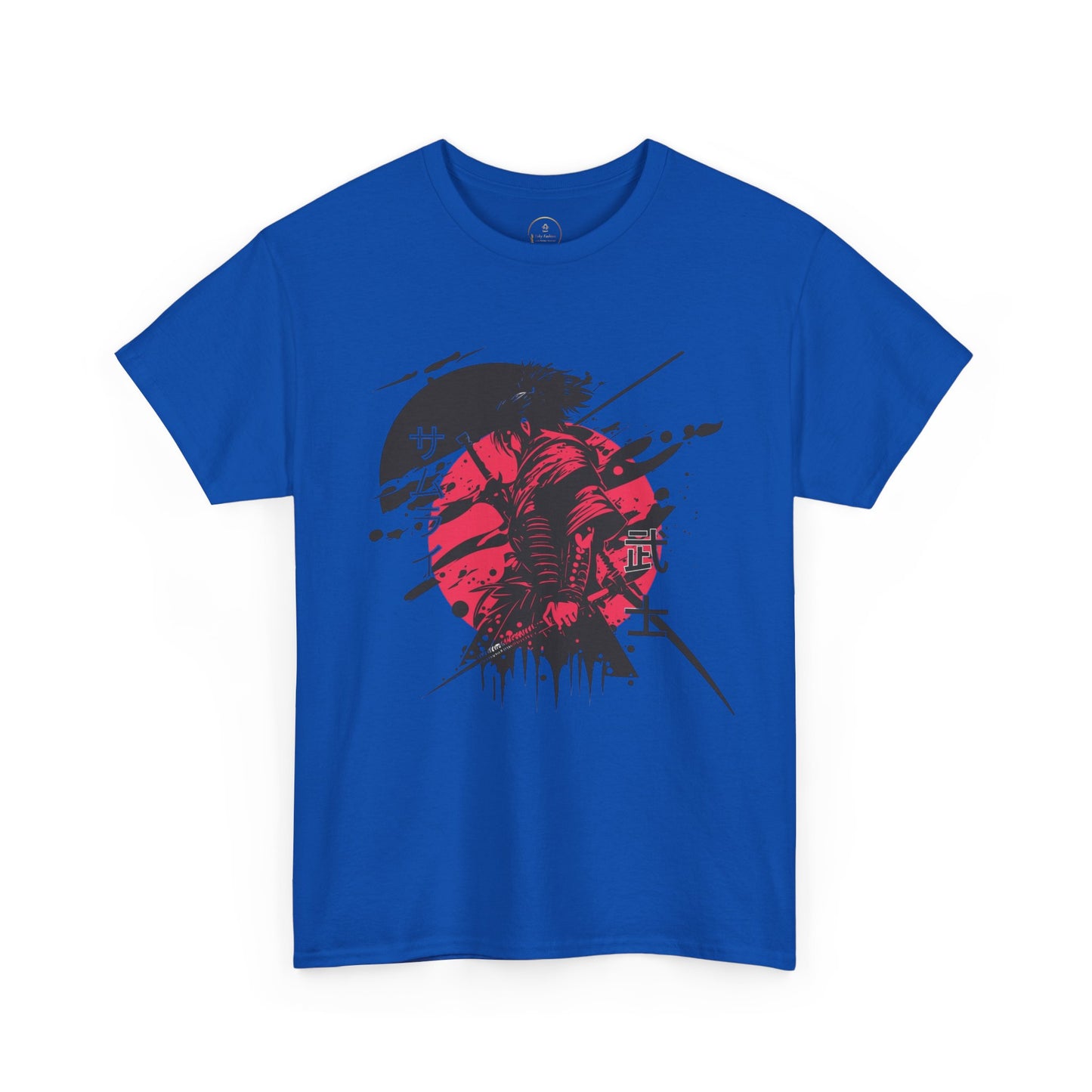 Samurai Heavy Cotton Tee - Samurai Spirit Graphic T-Shirts
