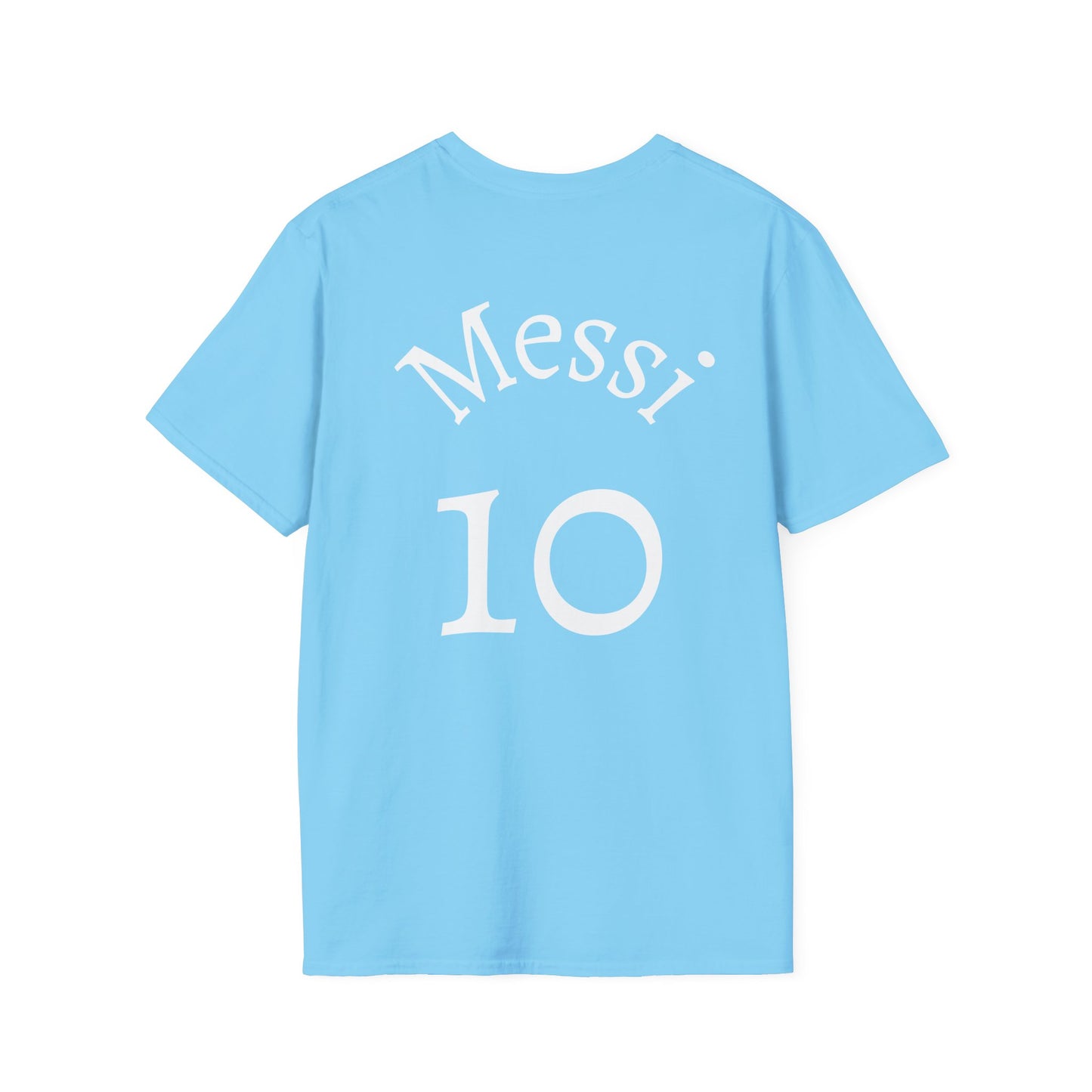 Unisex Softstyle Messi Graphic T-Shirt - Support Your Team with Style!