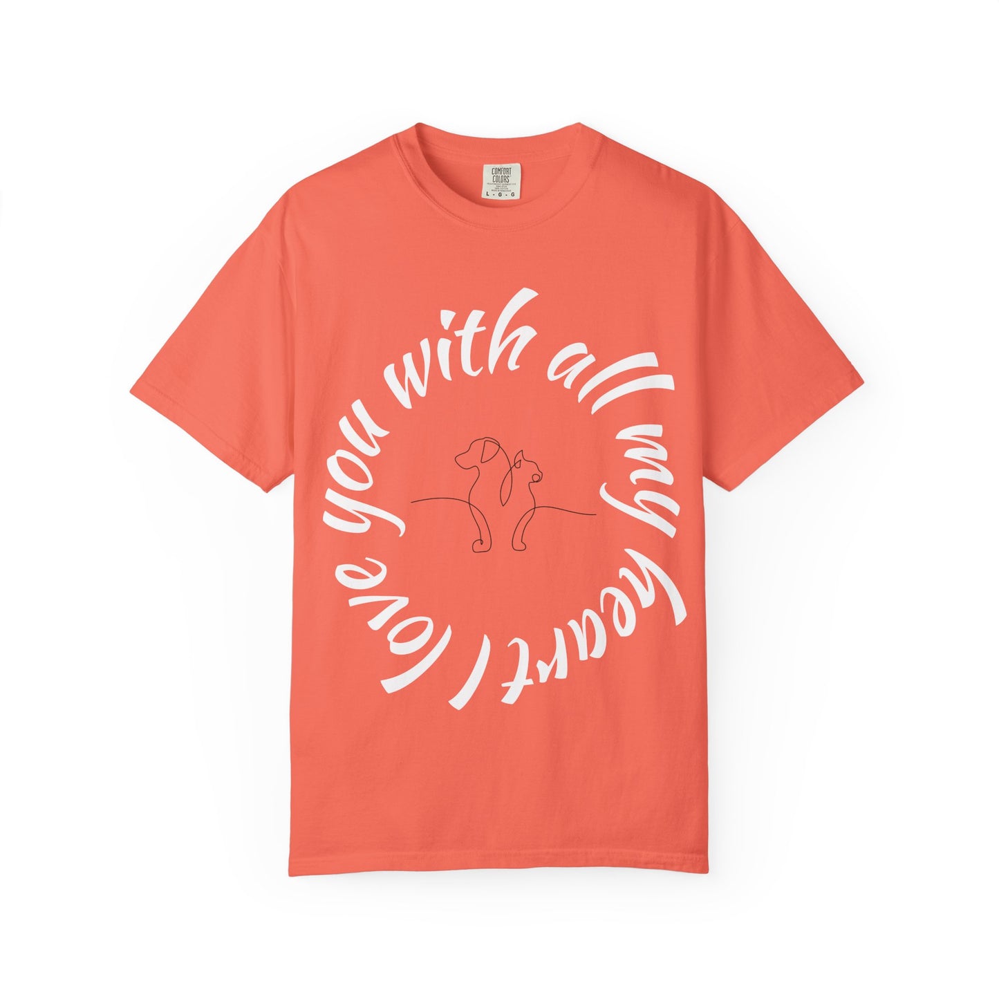 Love My Dog Unisex Garment-Dyed T-shirt