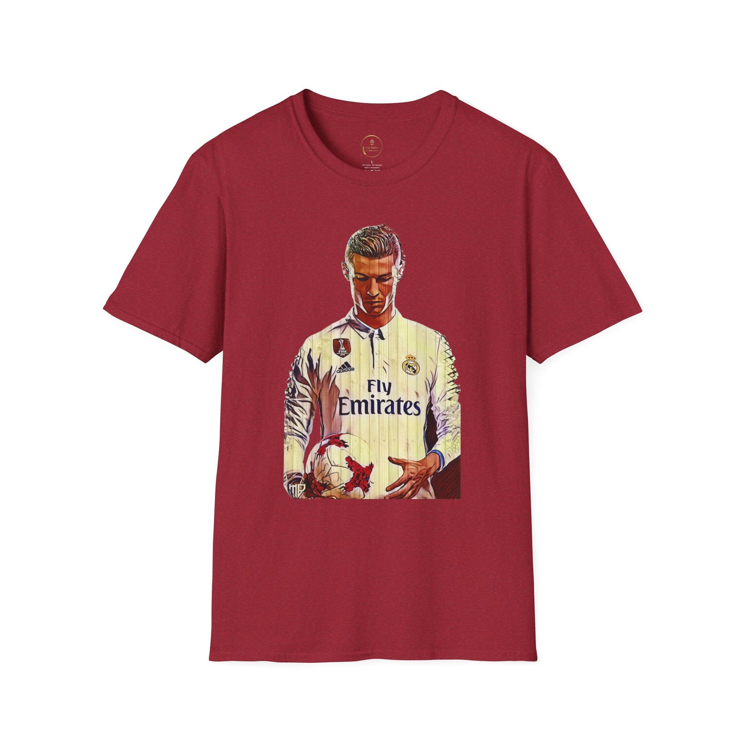 Unisex Cristiano Ronaldo Softstyle T-Shirt - CR7 Graphic Tee for Soccer Fans