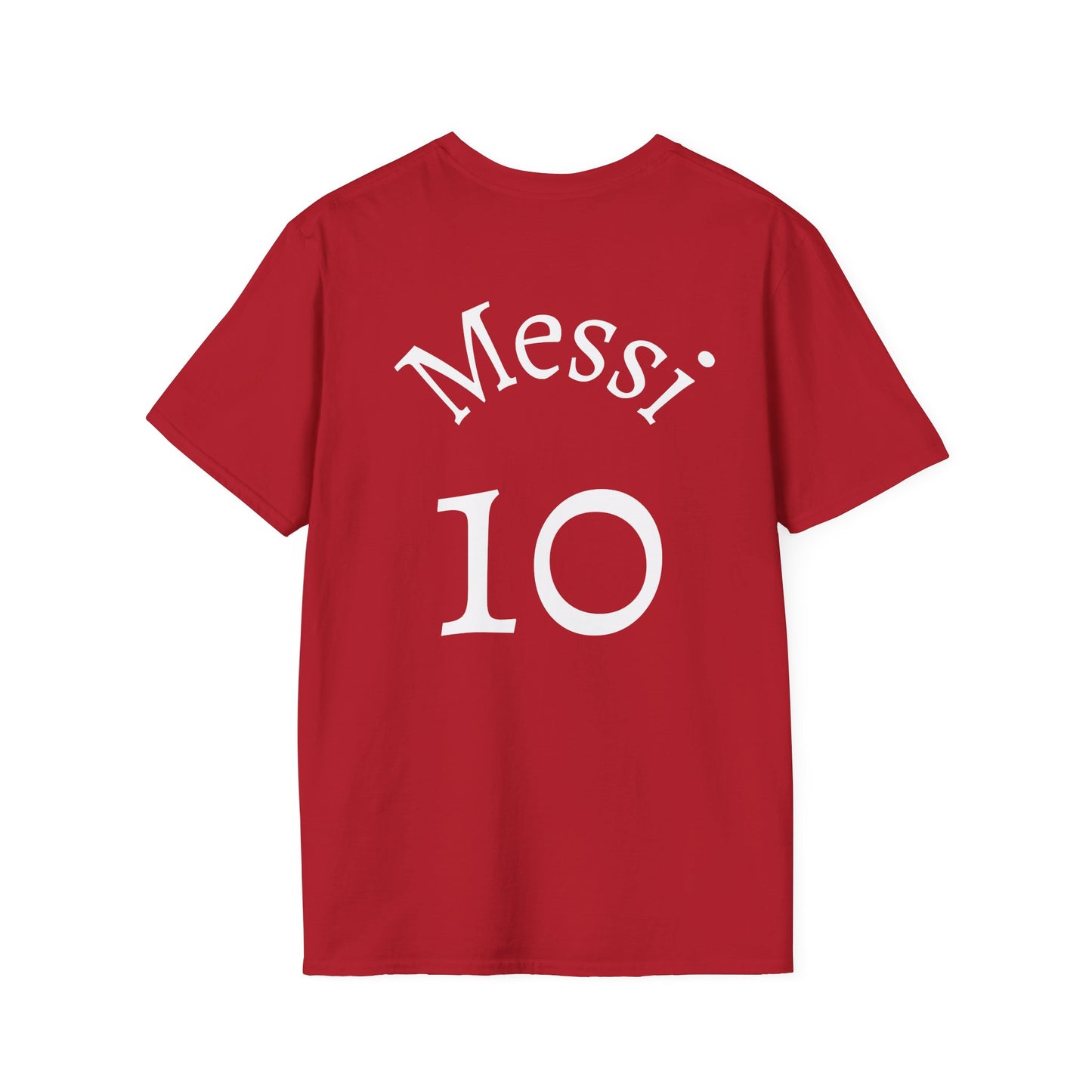 Unisex Softstyle Messi Graphic T-Shirt - Support Your Team with Style!