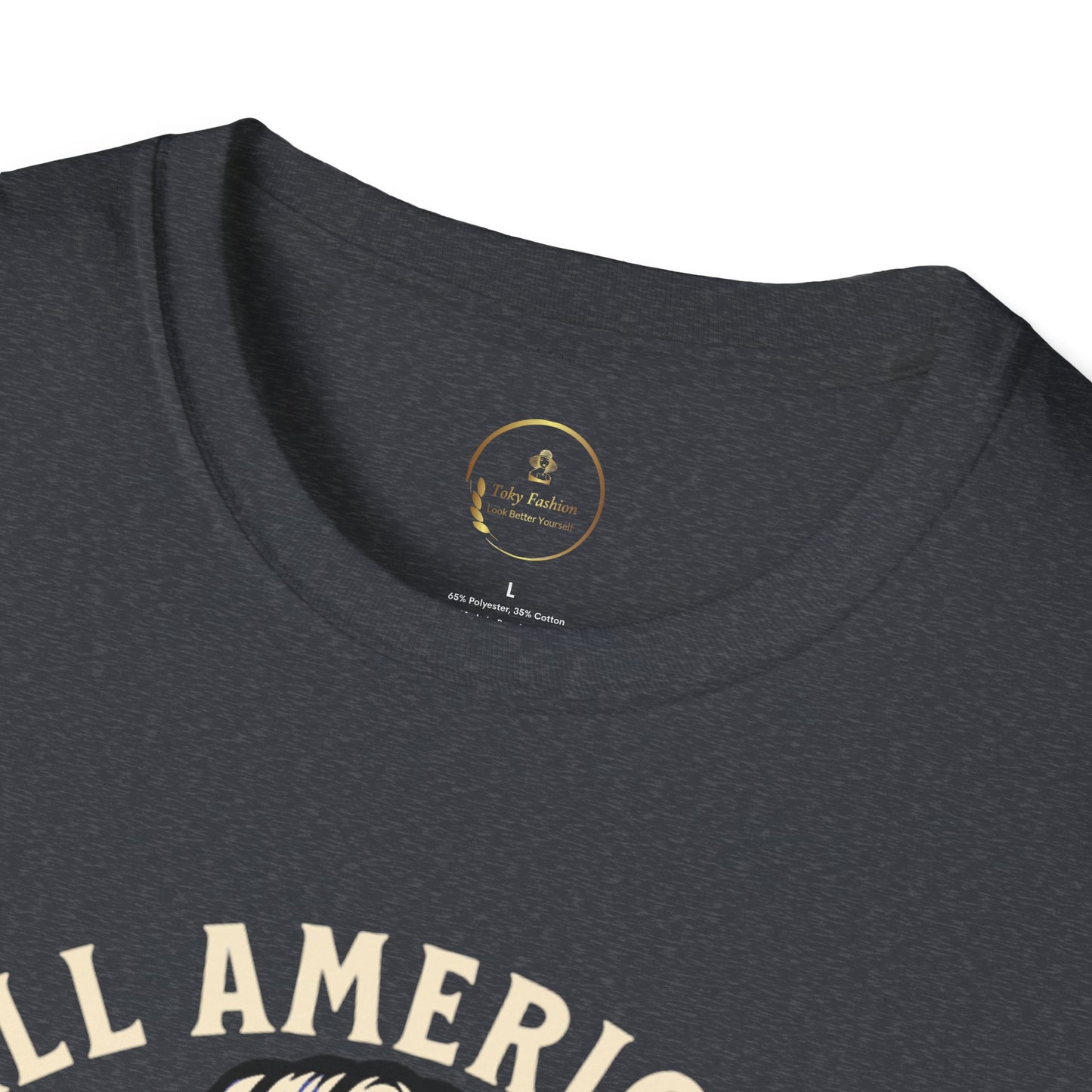 All American Babe Unisex Softstyle T-Shirt - Patriotic Graphic Tee