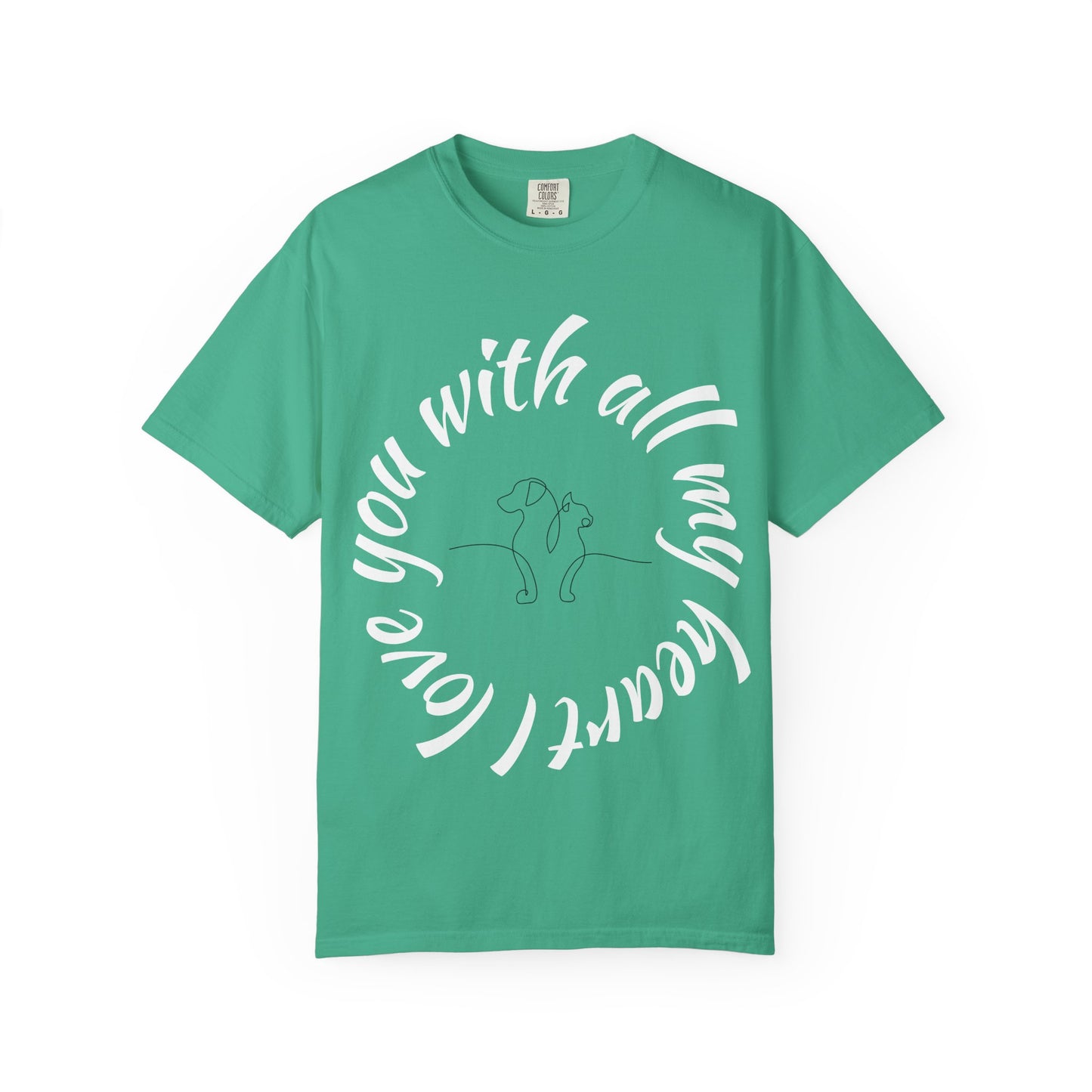 Love My Dog Unisex Garment-Dyed T-shirt