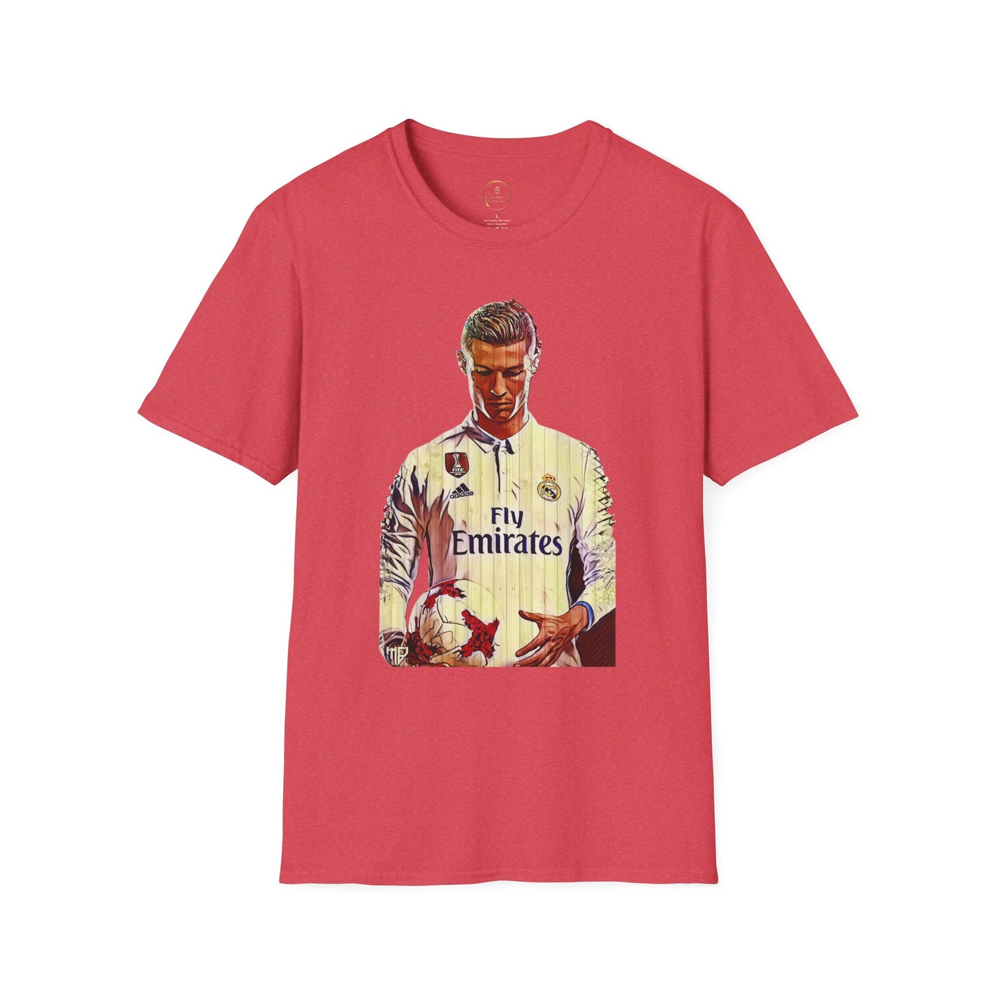 Unisex Cristiano Ronaldo Softstyle T-Shirt - CR7 Graphic Tee for Soccer Fans