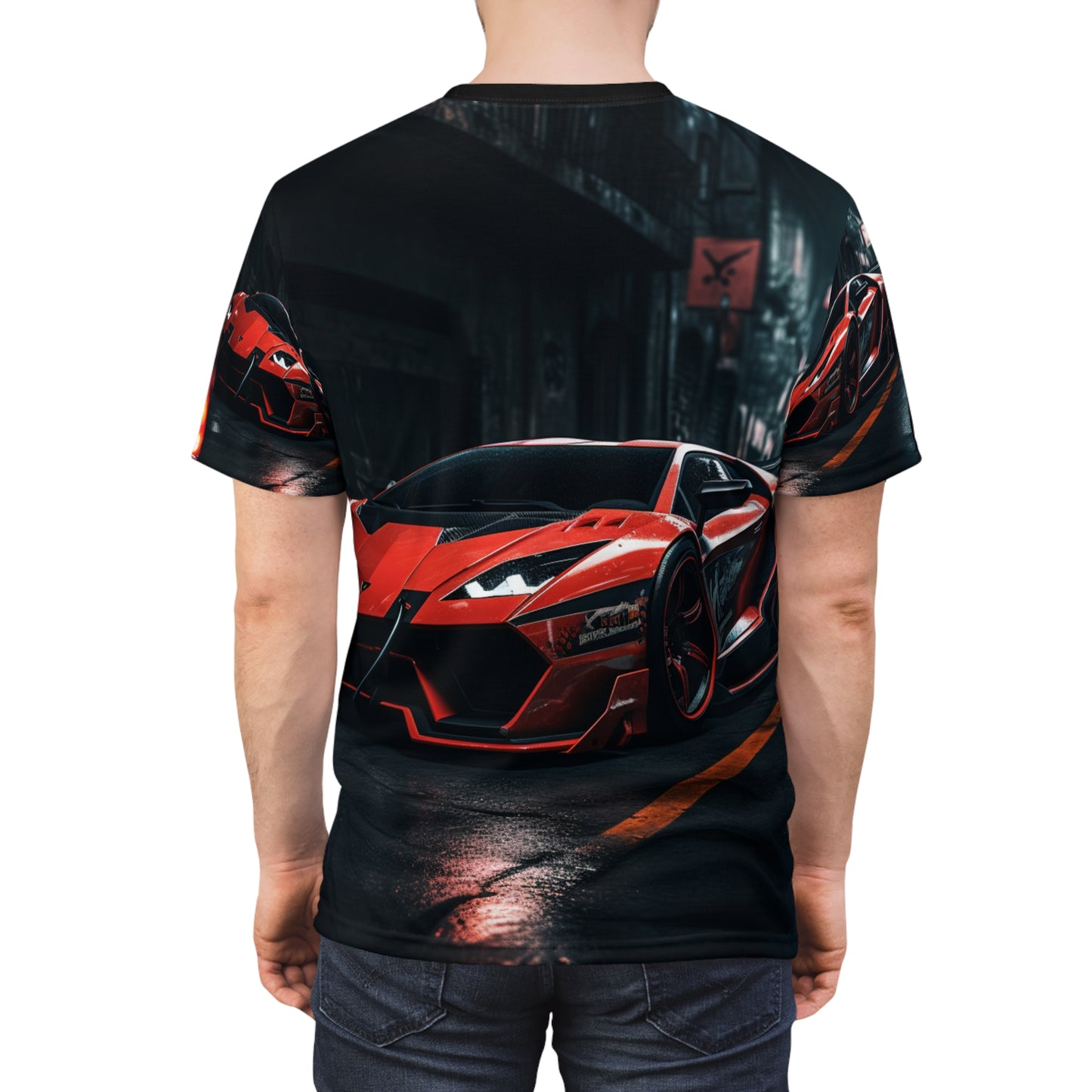 Red Sports Car T-Shirt, Car Lover