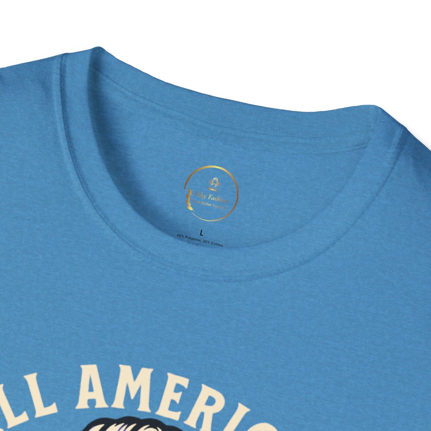 All American Babe Unisex Softstyle T-Shirt - Patriotic Graphic Tee