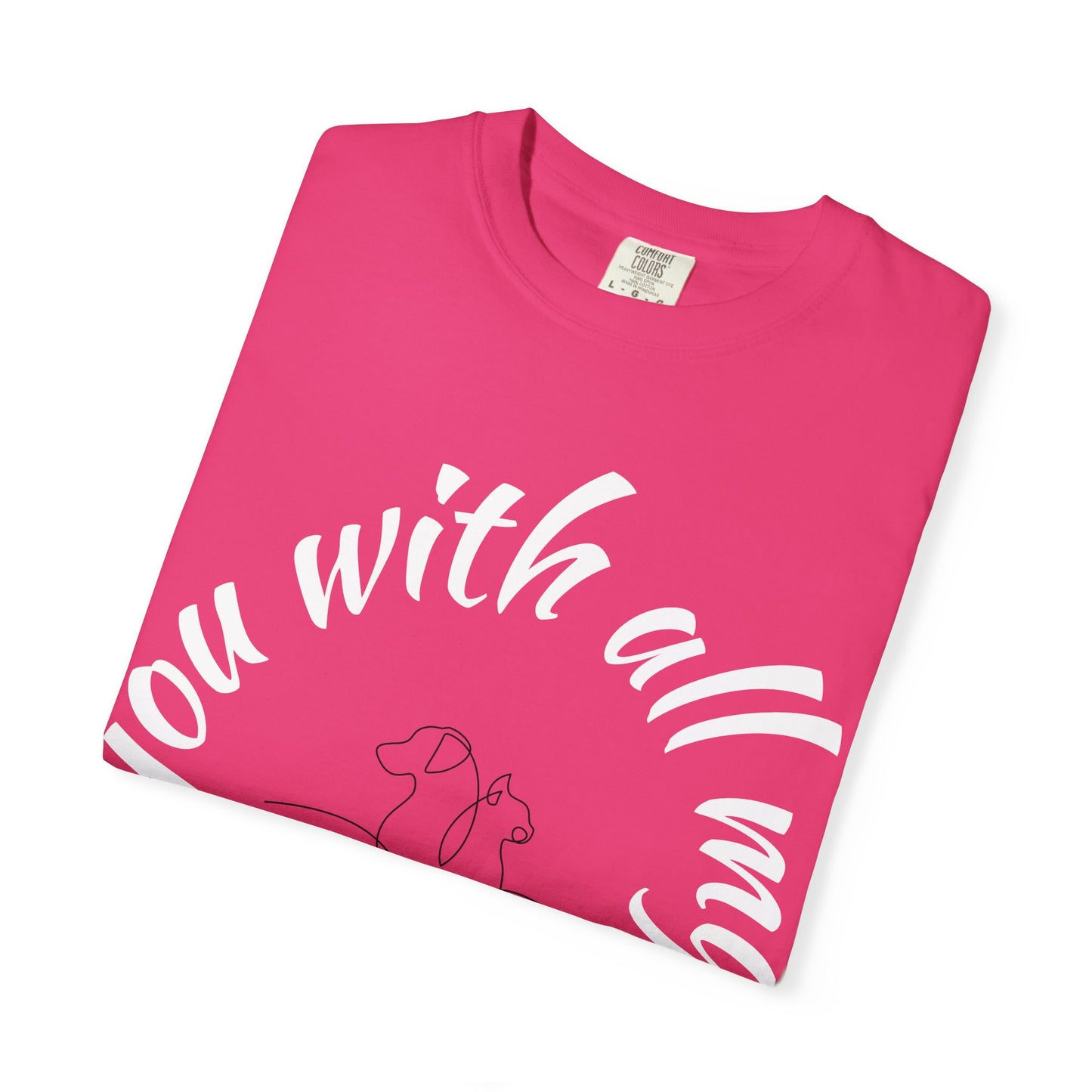 Love My Dog Unisex Garment-Dyed T-shirt