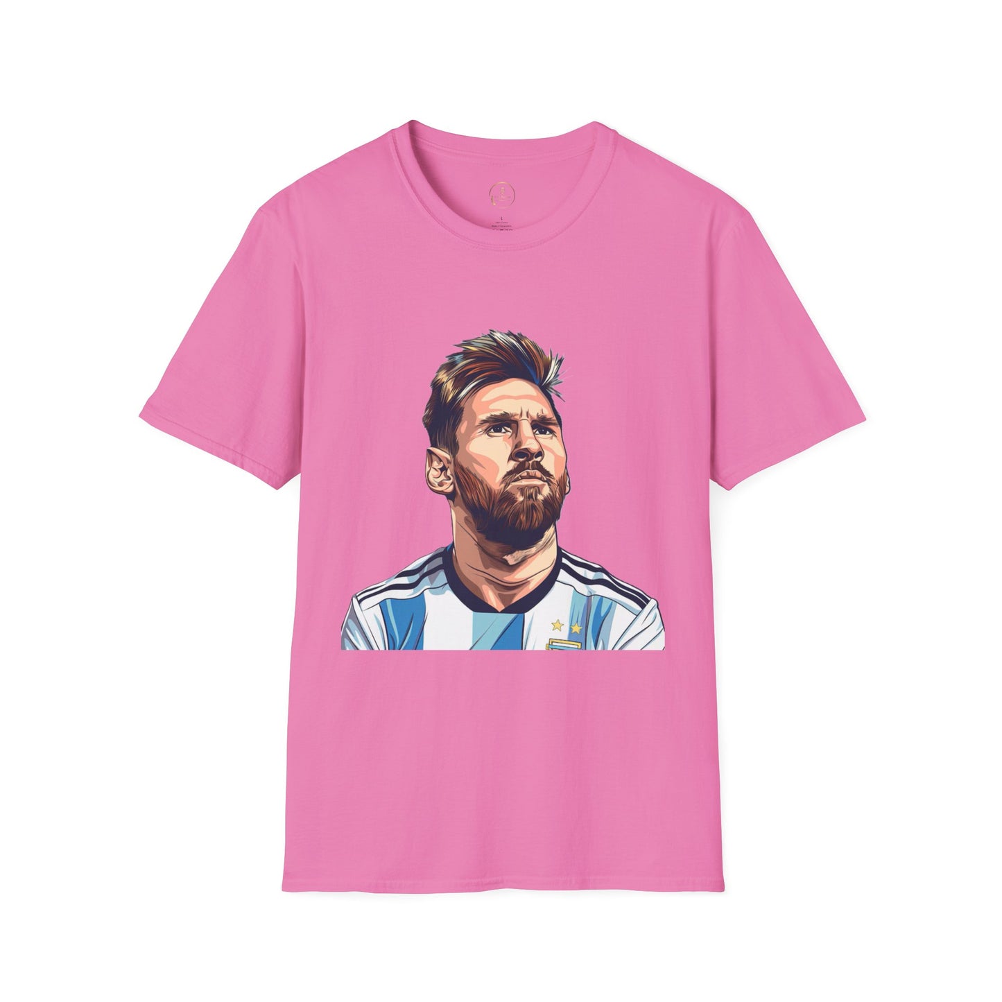 Unisex Softstyle Messi Graphic T-Shirt - Support Your Team with Style!