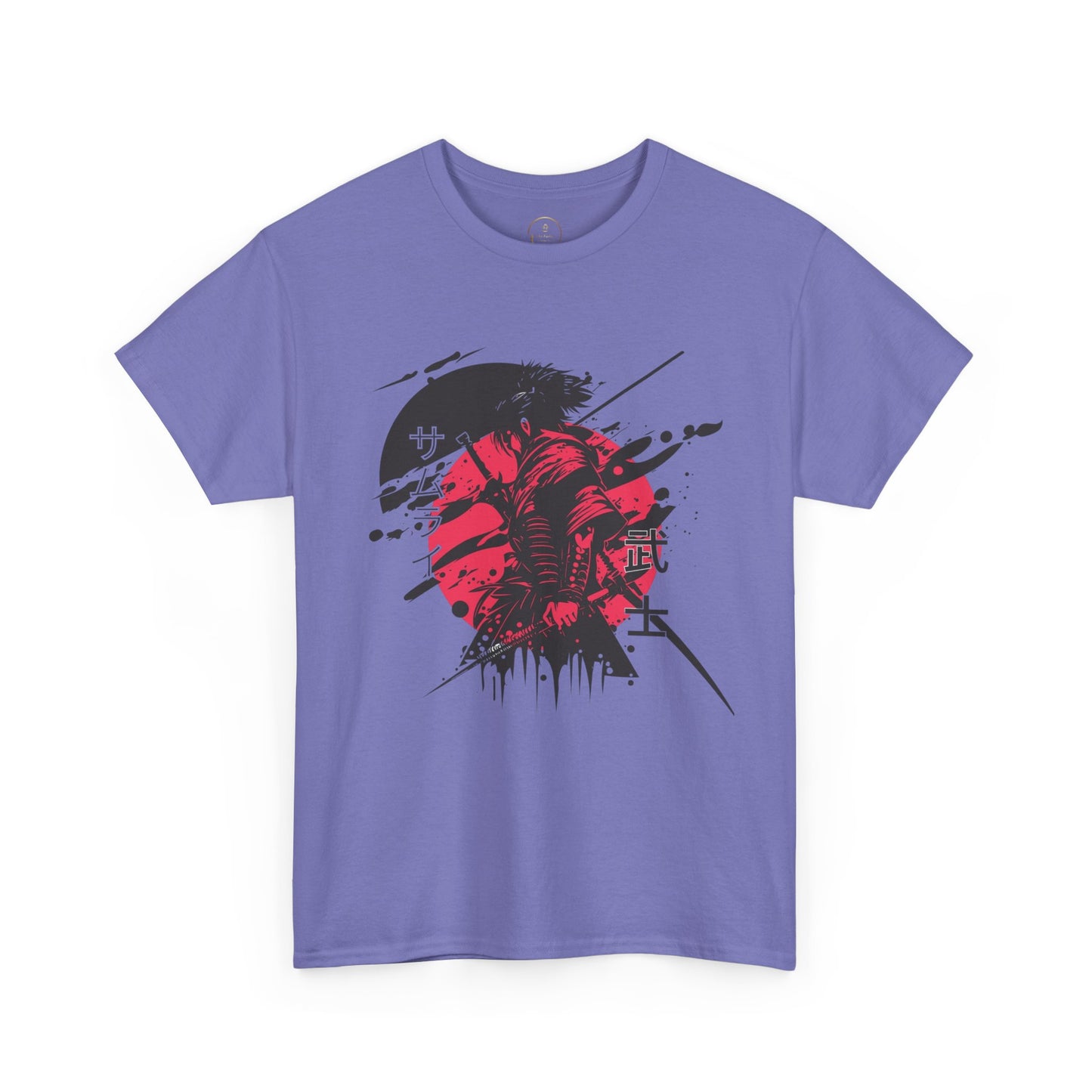 Samurai Heavy Cotton Tee - Samurai Spirit Graphic T-Shirts