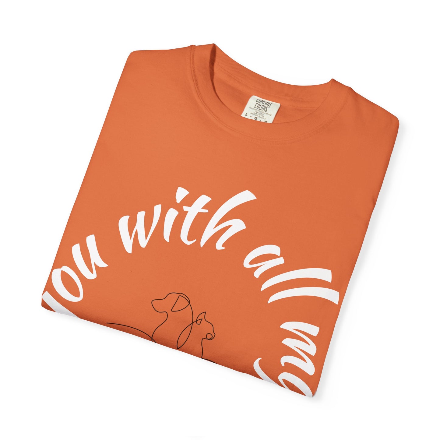 Love My Dog Unisex Garment-Dyed T-shirt