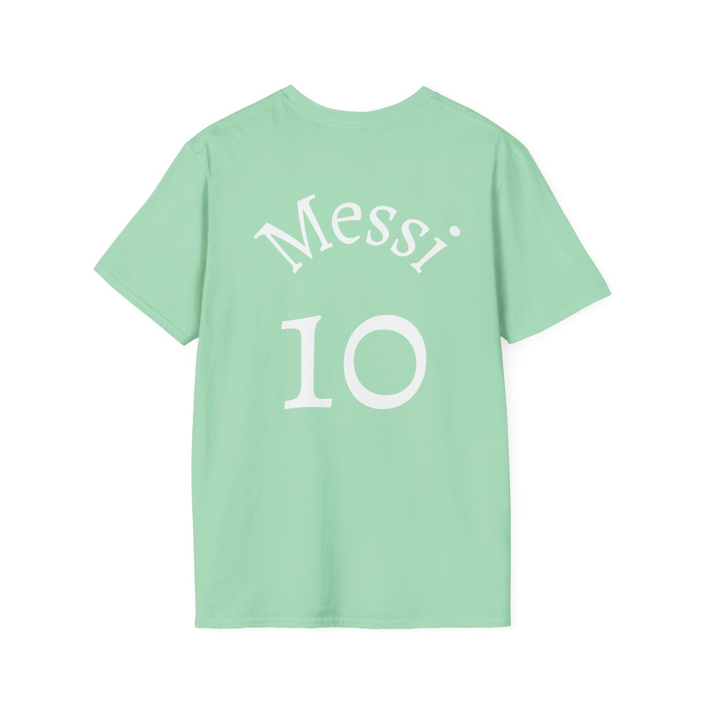 Unisex Softstyle Messi Graphic T-Shirt - Support Your Team with Style!