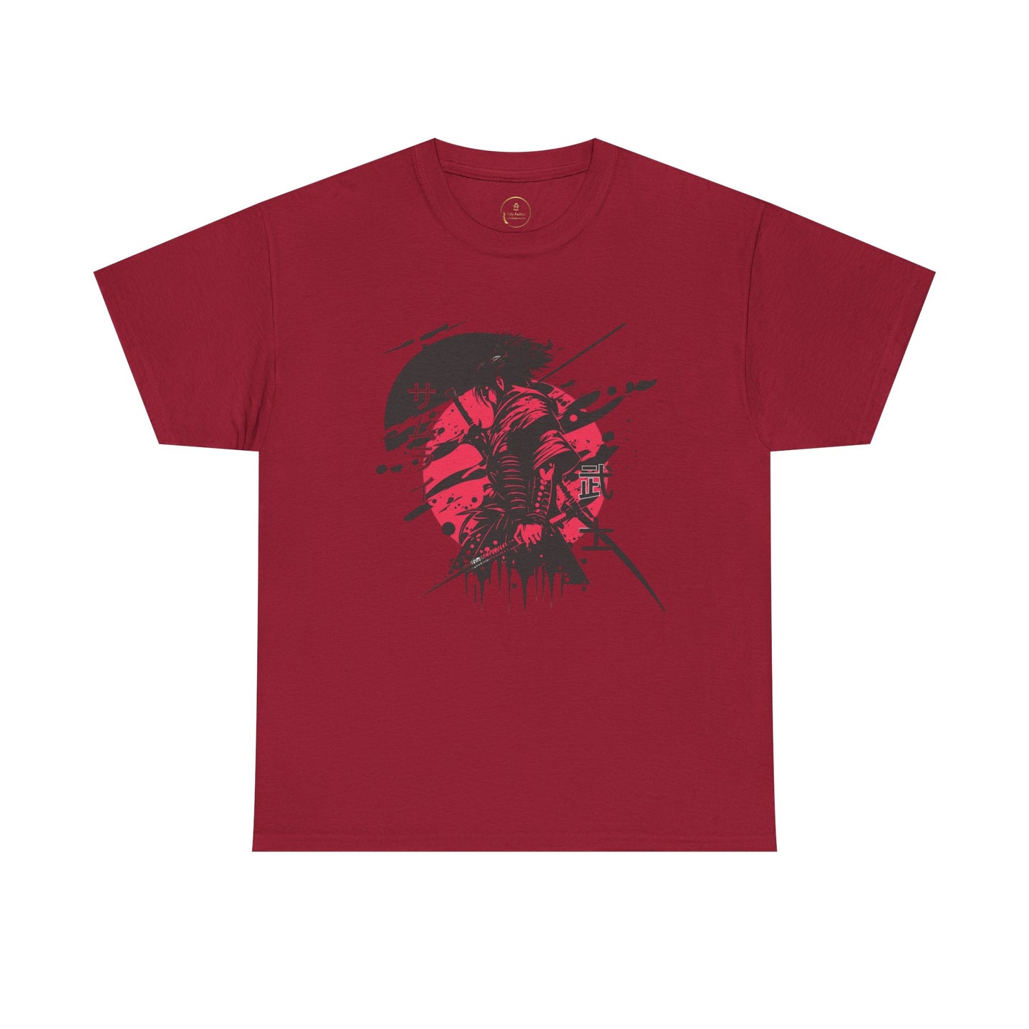Samurai Heavy Cotton Tee - Samurai Spirit Graphic T-Shirts