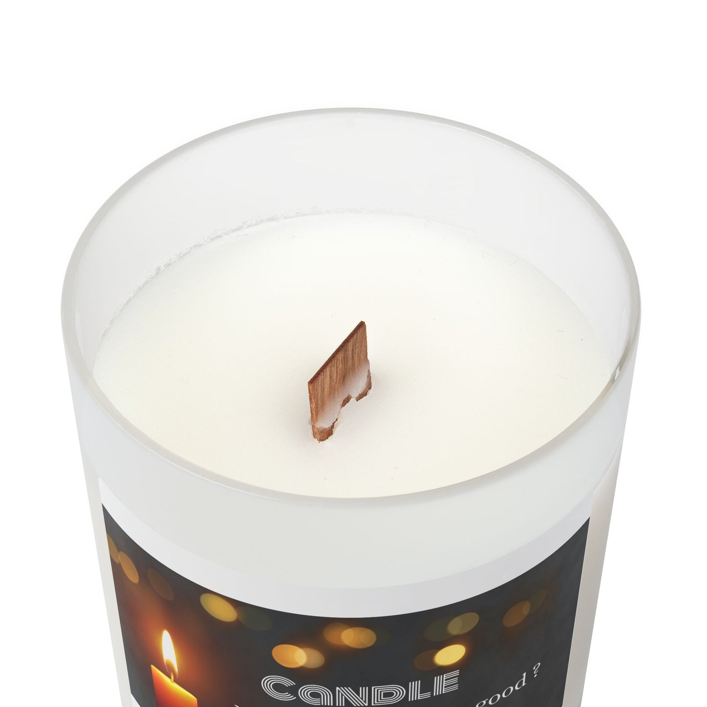 Fragrance-Free Frosted Glass Candle - Your Home Smells Good? | 11oz