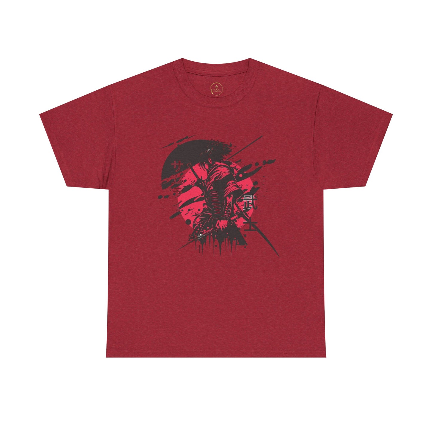 Samurai Heavy Cotton Tee - Samurai Spirit Graphic T-Shirts