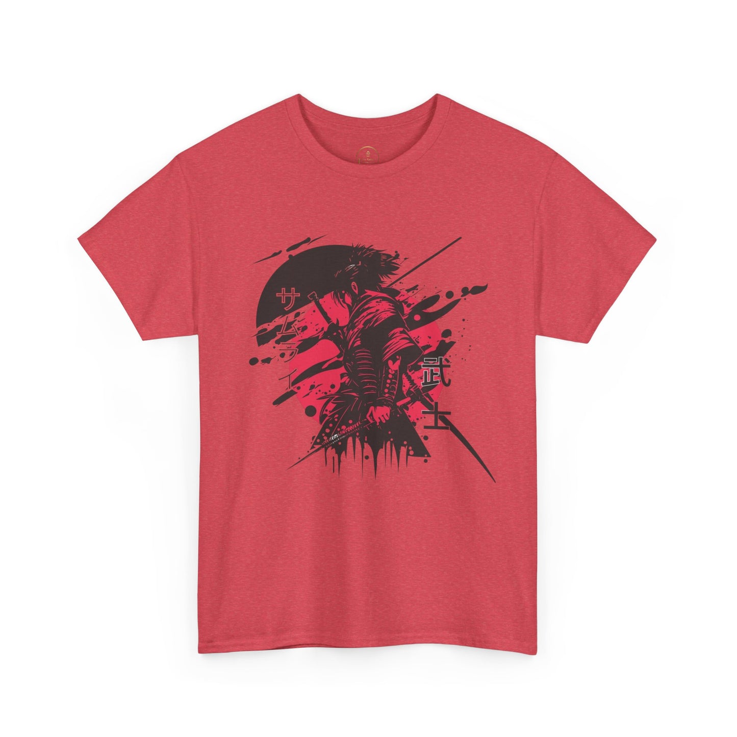 Samurai Heavy Cotton Tee - Samurai Spirit Graphic T-Shirts