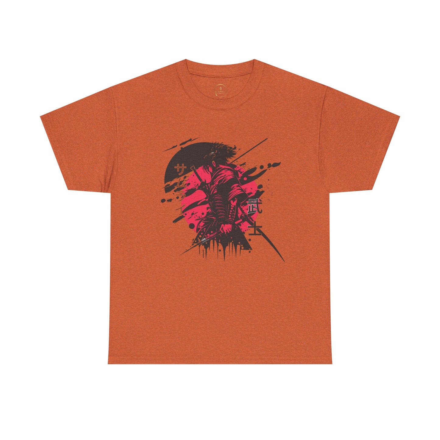 Samurai Heavy Cotton Tee - Samurai Spirit Graphic T-Shirts