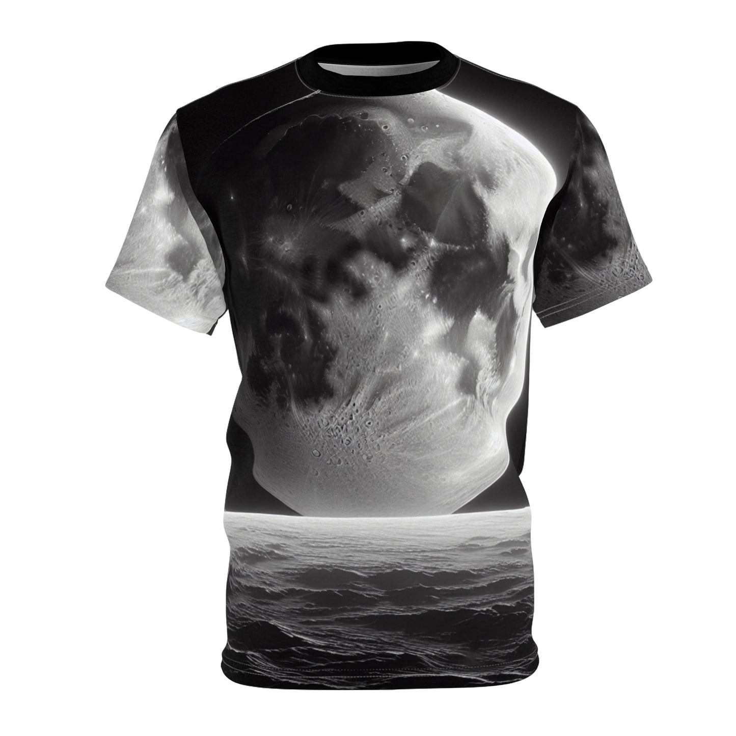 Celestial Moon Graphic Unisex Tee - Space-Inspired Apparel for Cosmic Lovers T-Shirts