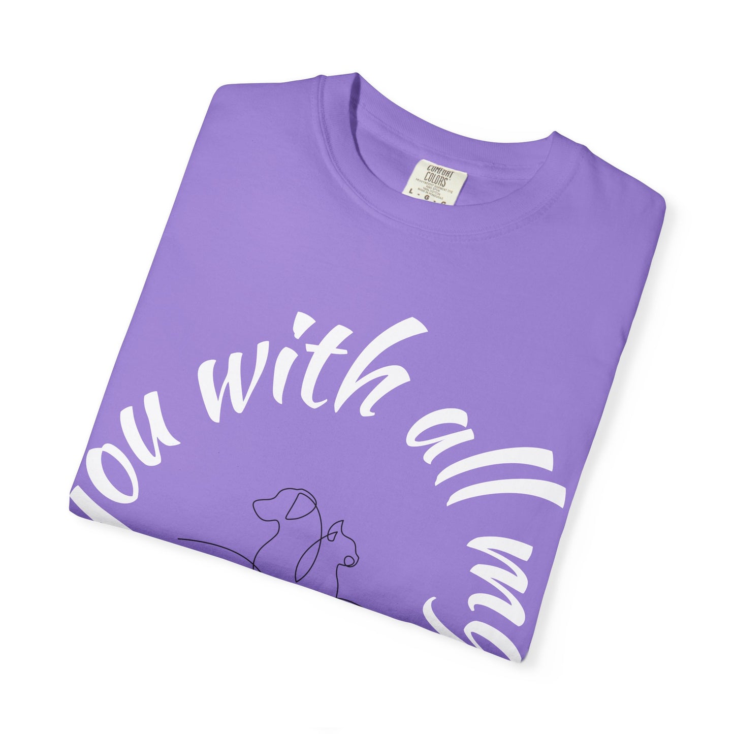 Love My Dog Unisex Garment-Dyed T-shirt