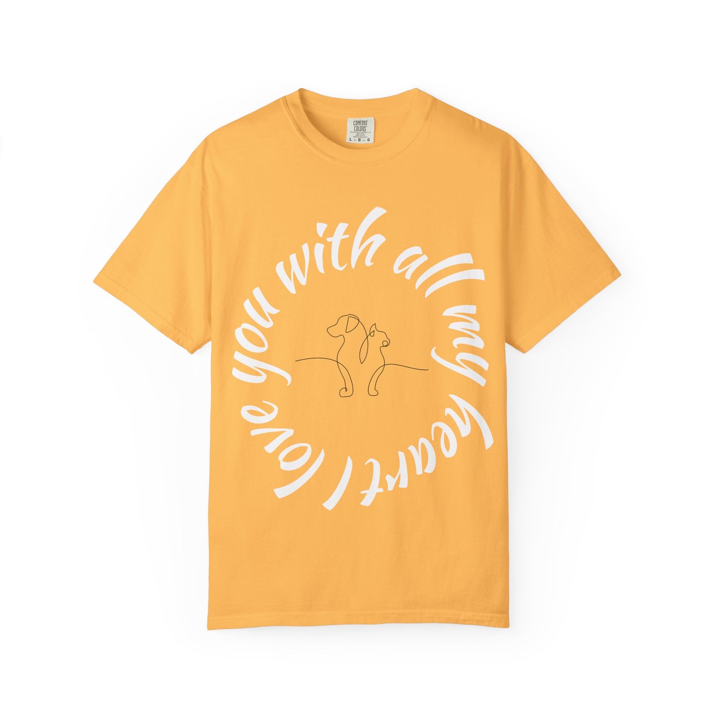Love My Dog Unisex Garment-Dyed T-shirt